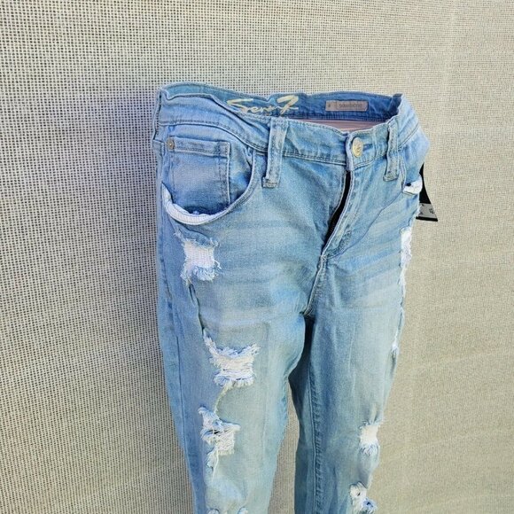 Seven7 Jeans Women's Skinny Easy Fit Distressed Jeans. Size 8. NWT $228 - Picture 3 of 12